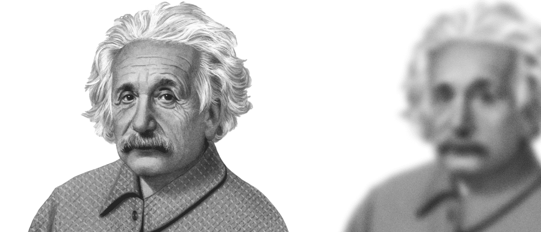 Albert Einstein representing the link between intelligence, curiosity, and creative thinking